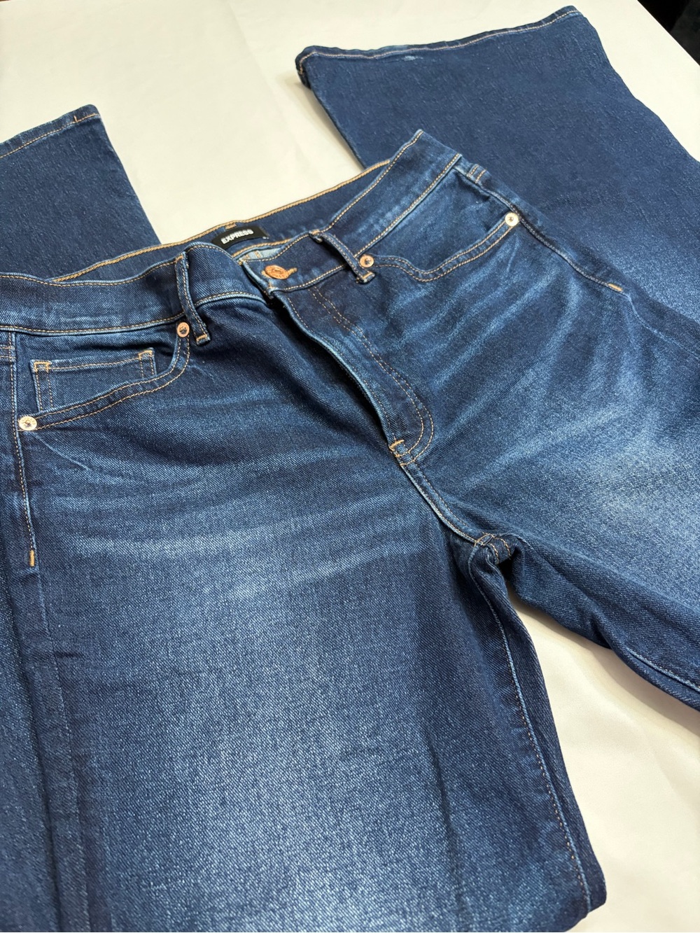 Women’s Blue Denim Jeans - Classic Bell Bottoms